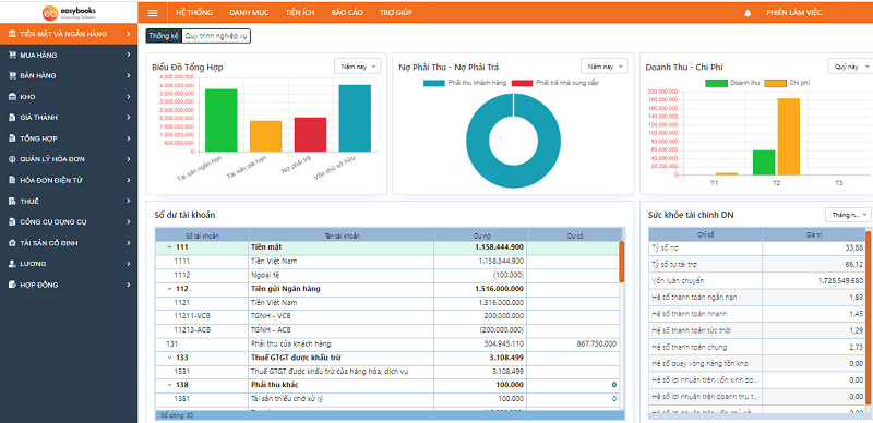 Phần mềm kế toán EASY BOOKS