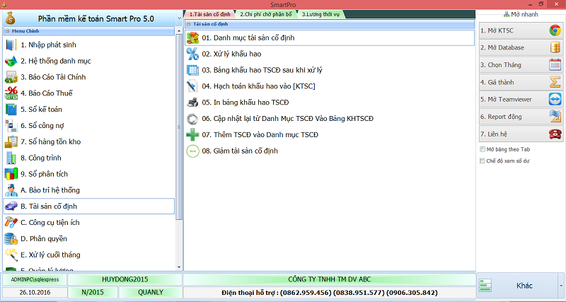 Phần mềm kế toán SMART PRO