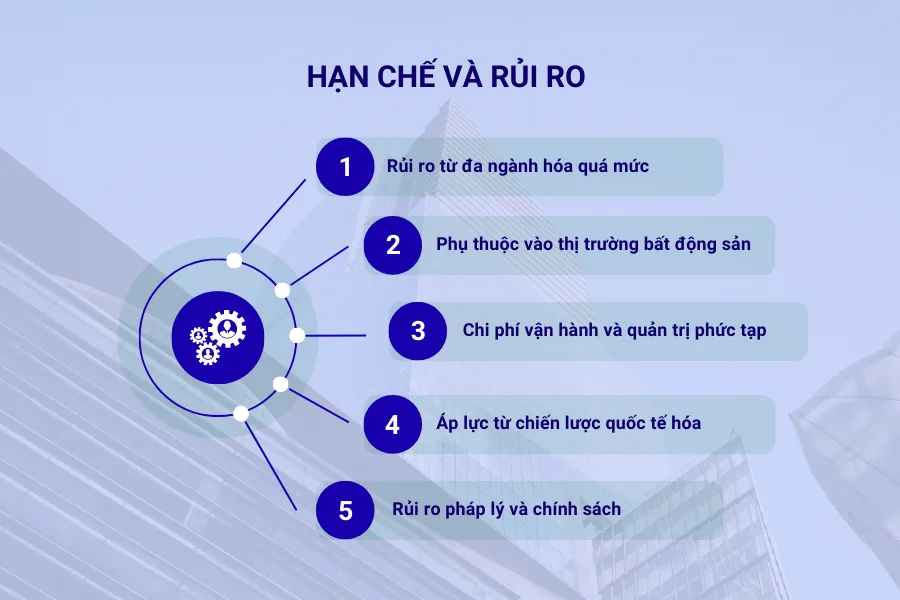 Hạn chế và rủi ro trong chiến lược kinh doanh của Vingroup