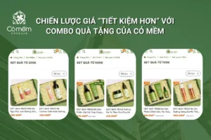 Chiến lược giá “tiết kiệm hơn” với Combo Quà tặng của Cỏ Mềm