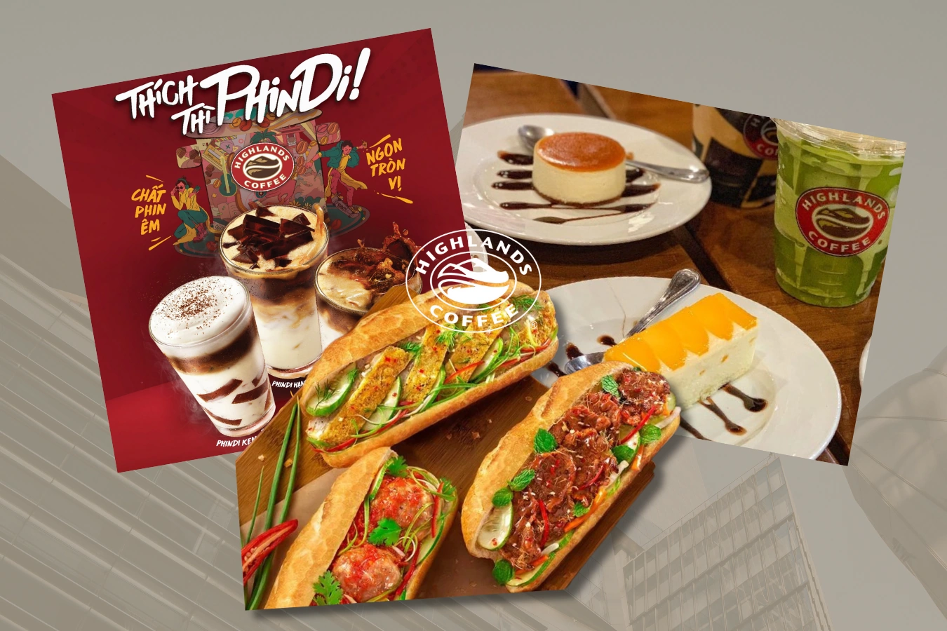 Các sản phẩm của Highlands Coffee