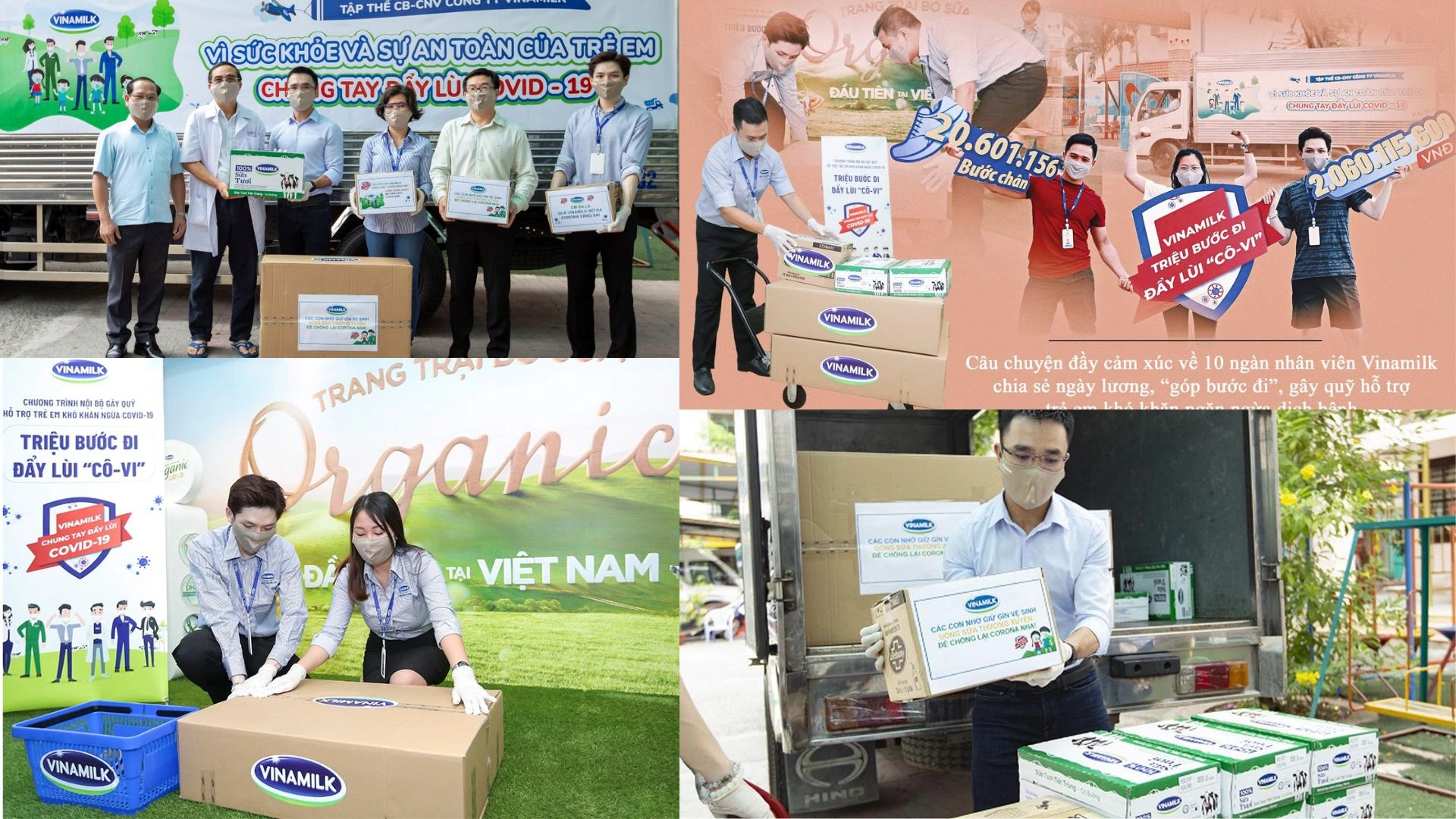 Chiến dịch “Vinamilk – Triệu bước đi, đẩy lùi Cô-vi”