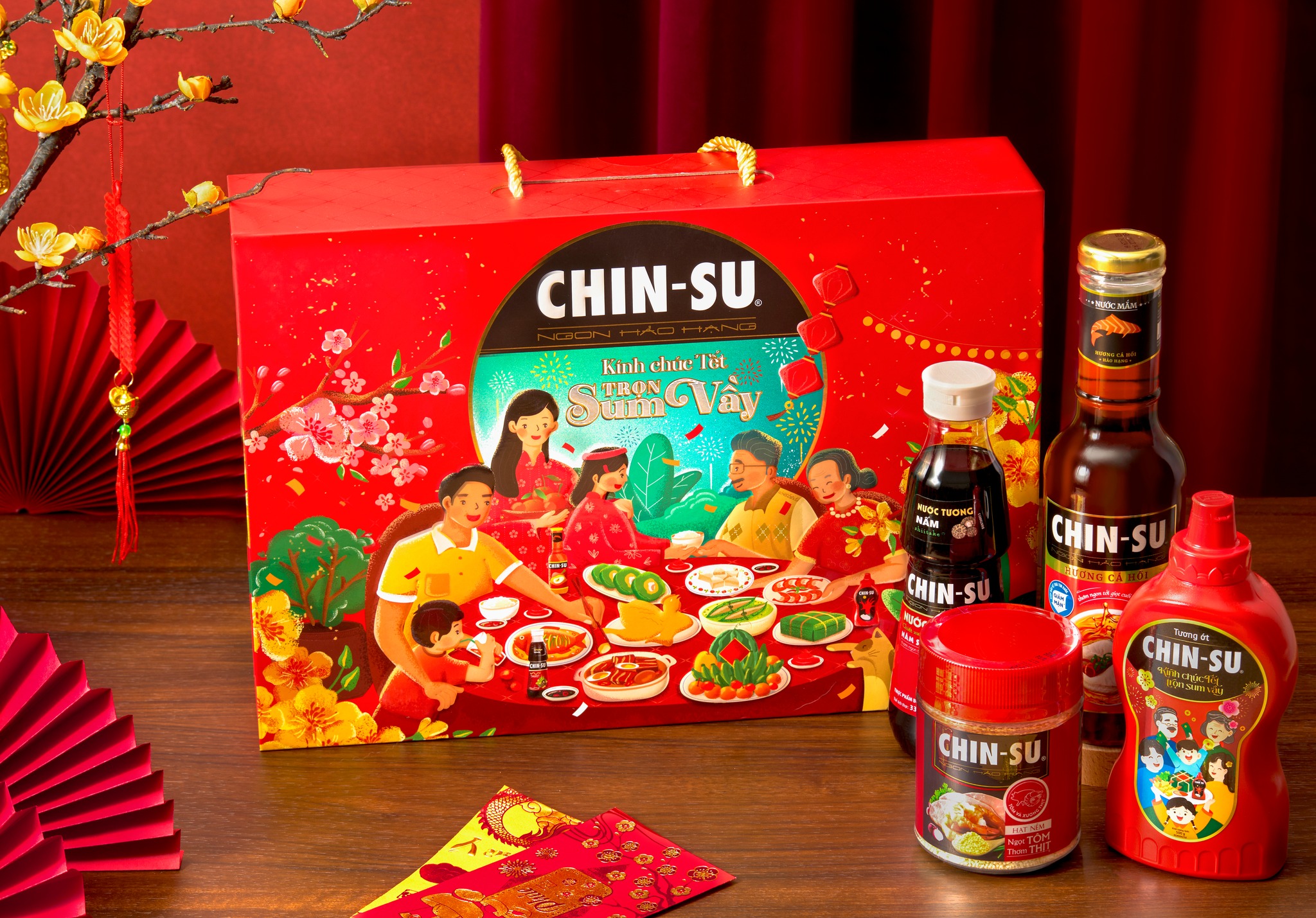 Chinsu cải tiến bao bì vào dịp Tết