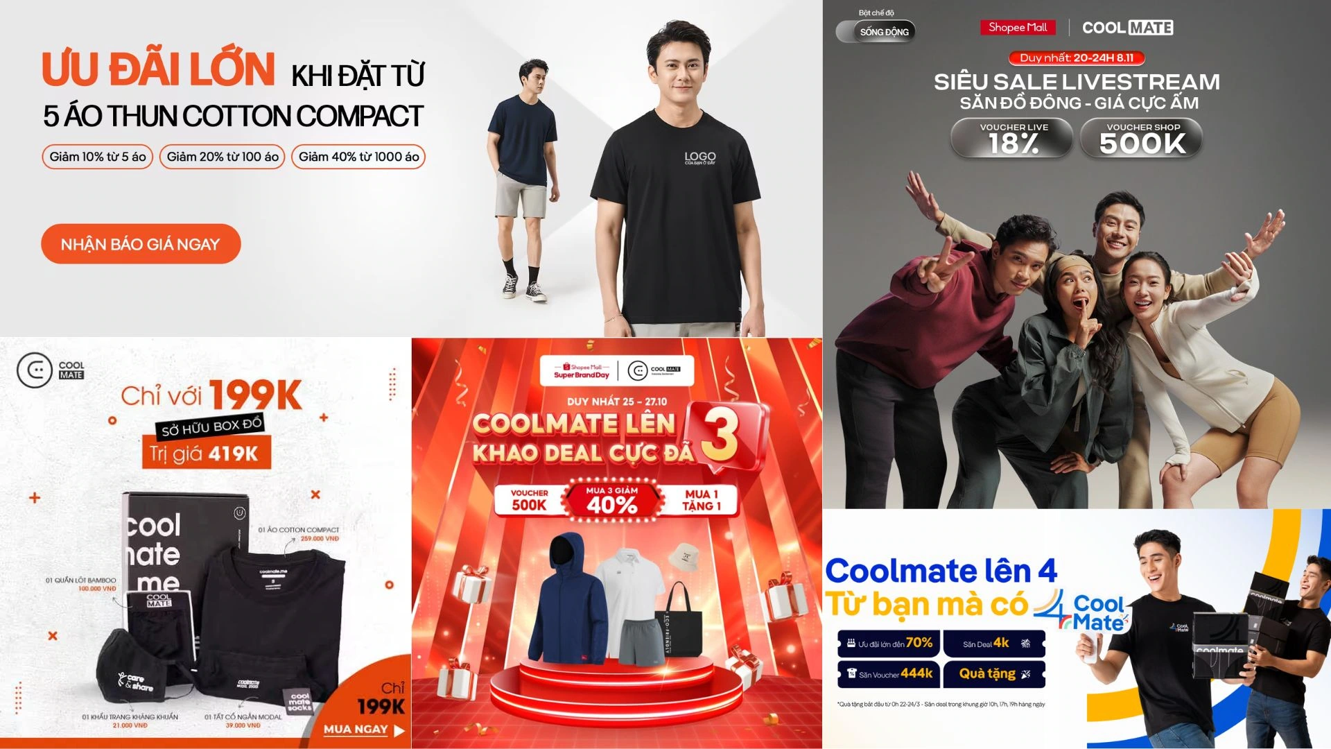 Chương trình khuyến mãi của Coolmate