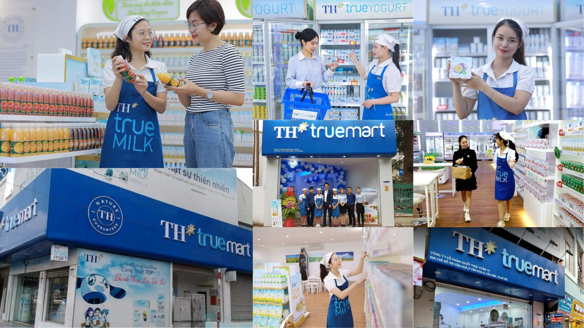 Hệ thống cửa hàng TH True Mart
