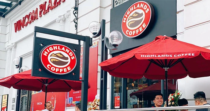 Highlands sở hữu một mạng lưới cửa hàng tại những vị trí mà mọi thương hiệu khác đều ao ước