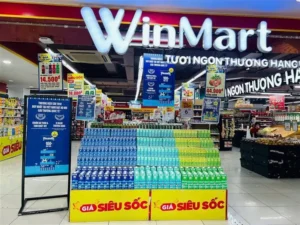 Vinamilk phân phối sản phẩm qua hệ thống các siêu thị lớn