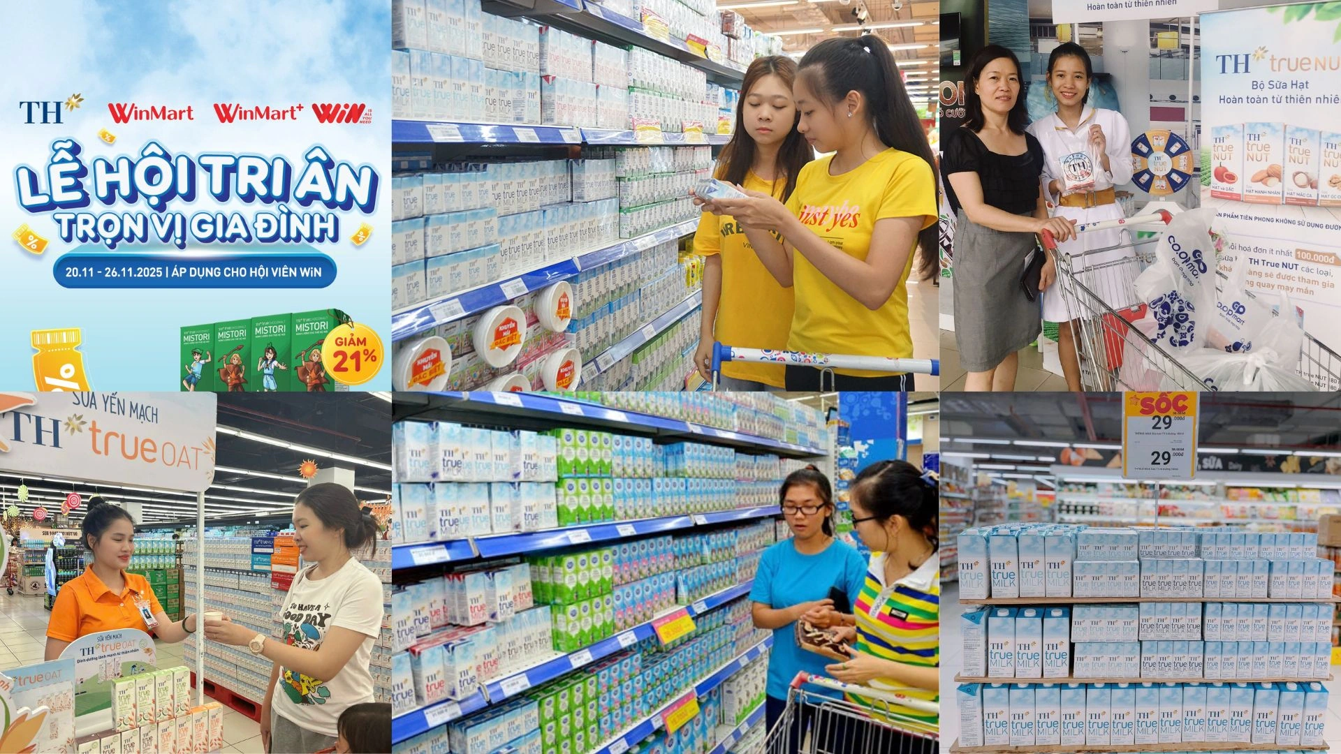 Kênh phân phối hiện đại của TH True Milk