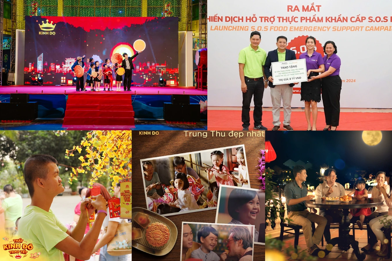 Kinh Đô luôn xoay quanh thông điệp về sự sum vầy, tình thân, lòng biết ơn