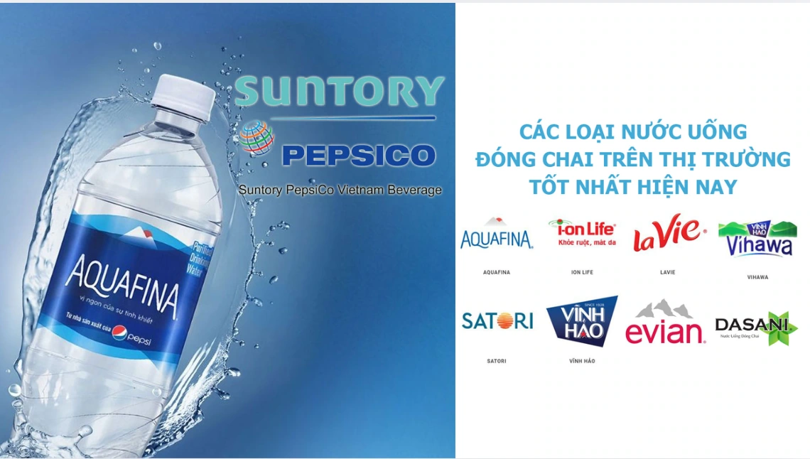 Nhờ định vị thành công, Aquafina được đánh giá là một trong những thương hiệu nước đóng chai tốt nhất