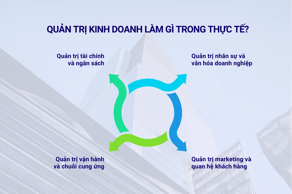 Quản trị kinh doanh làm gì trong thực tế