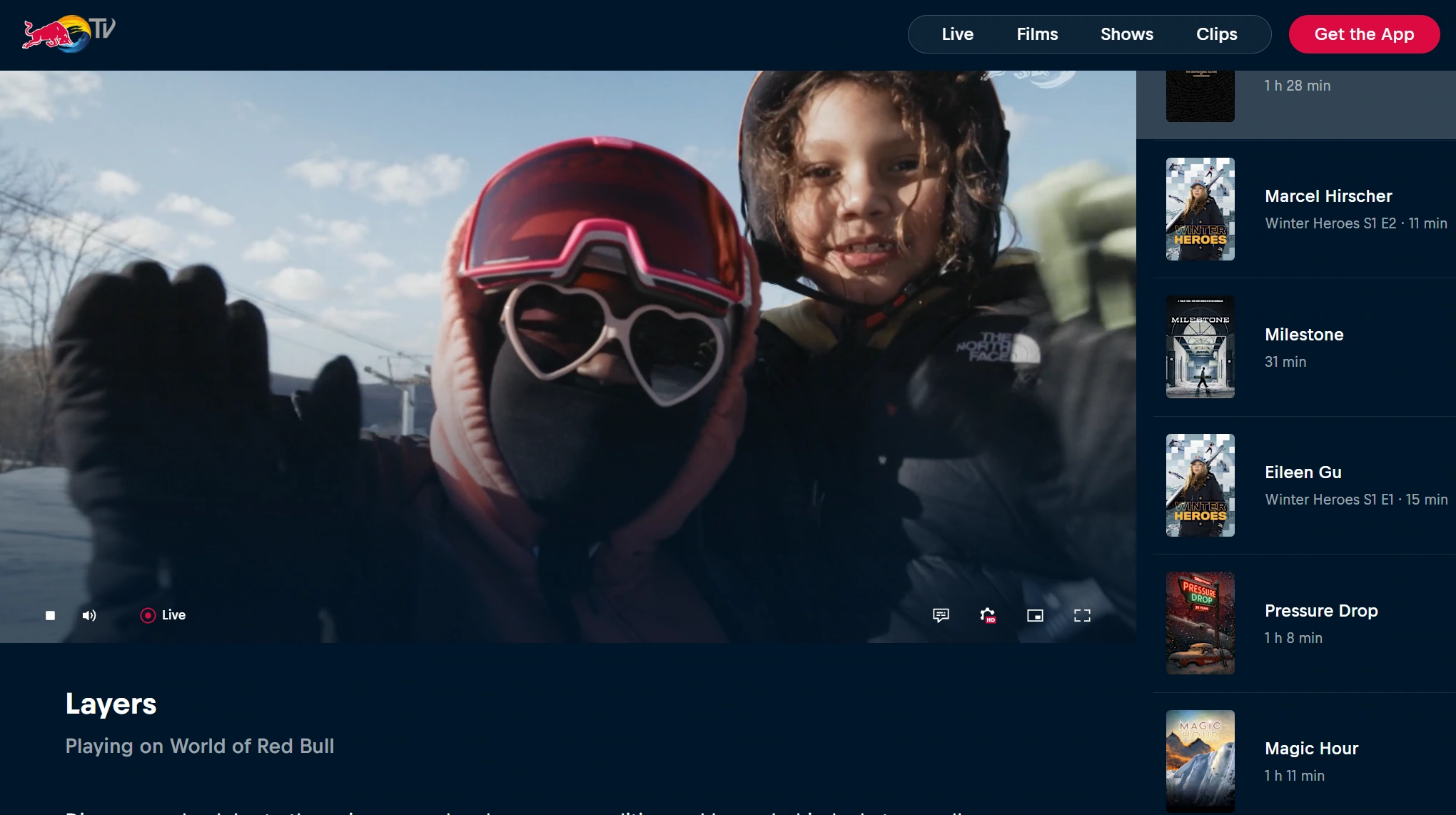 Red Bull TV - nơi những tinh thần yêu thể thao, khát khao chinh phục giới hạn được chia sẻ và kết nối