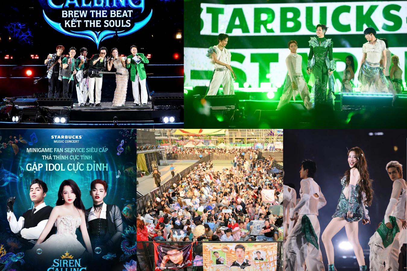 Starbucks thường xuyên tổ chức các sự kiện, concert