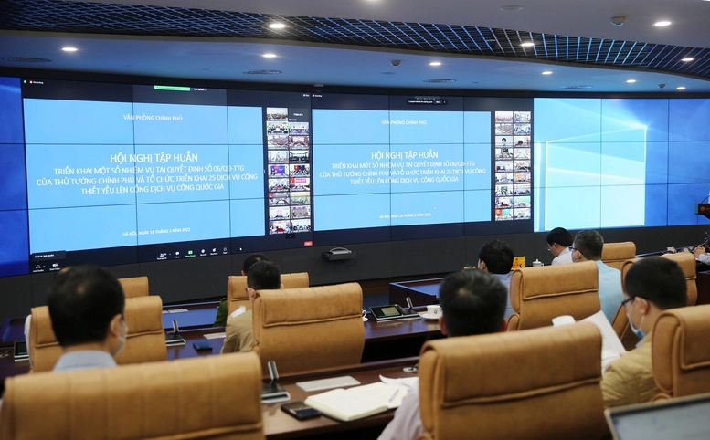 Văn phòng Chính phủ tổ chức hội nghị tập huấn trực tuyến toàn quốc triển khai Đề án 06 phụ vụ Chuyển đổi số