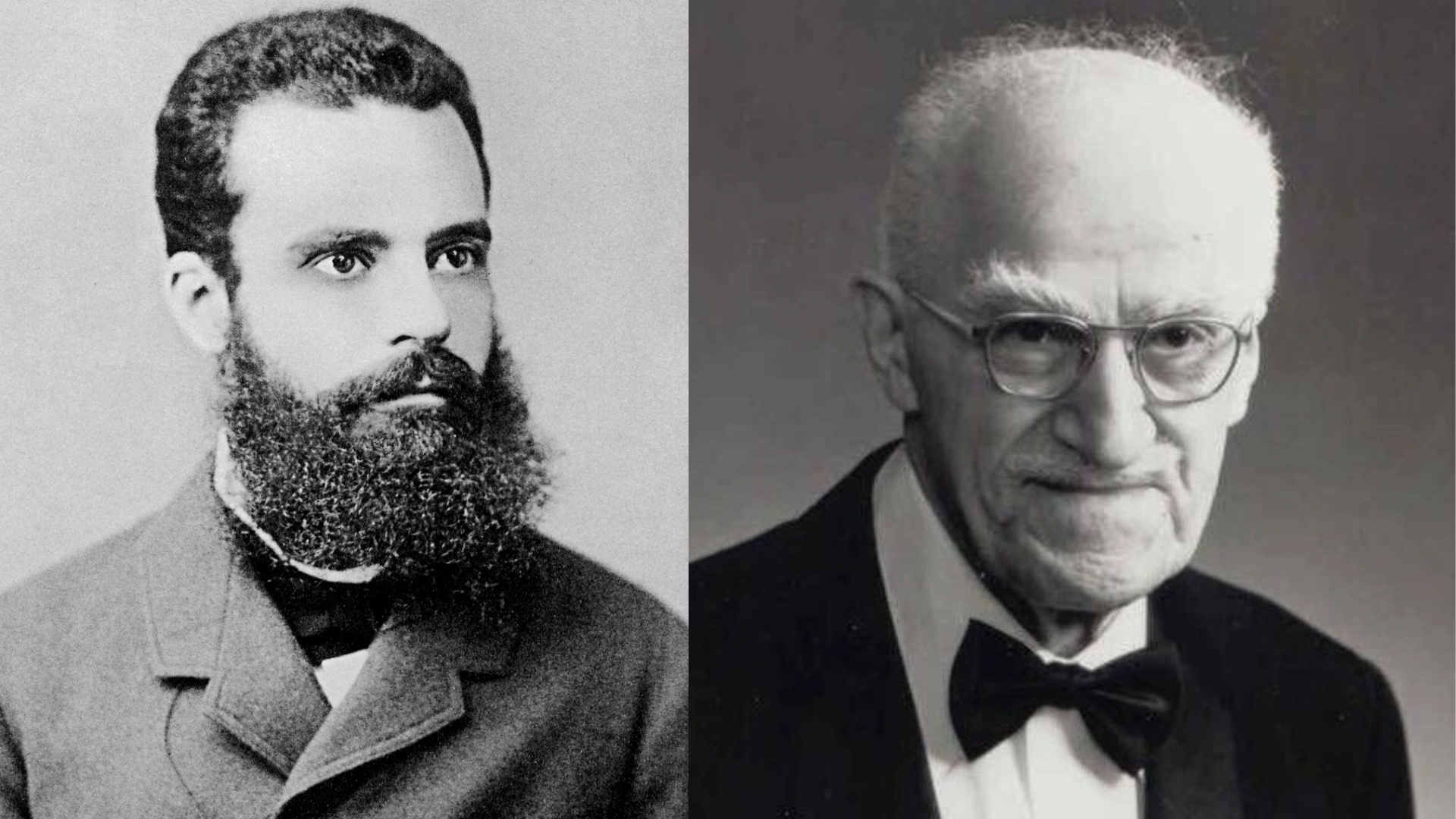 Vilfredo Pareto và Joseph M. Juran theo thứ tự từ trái sang phải. 