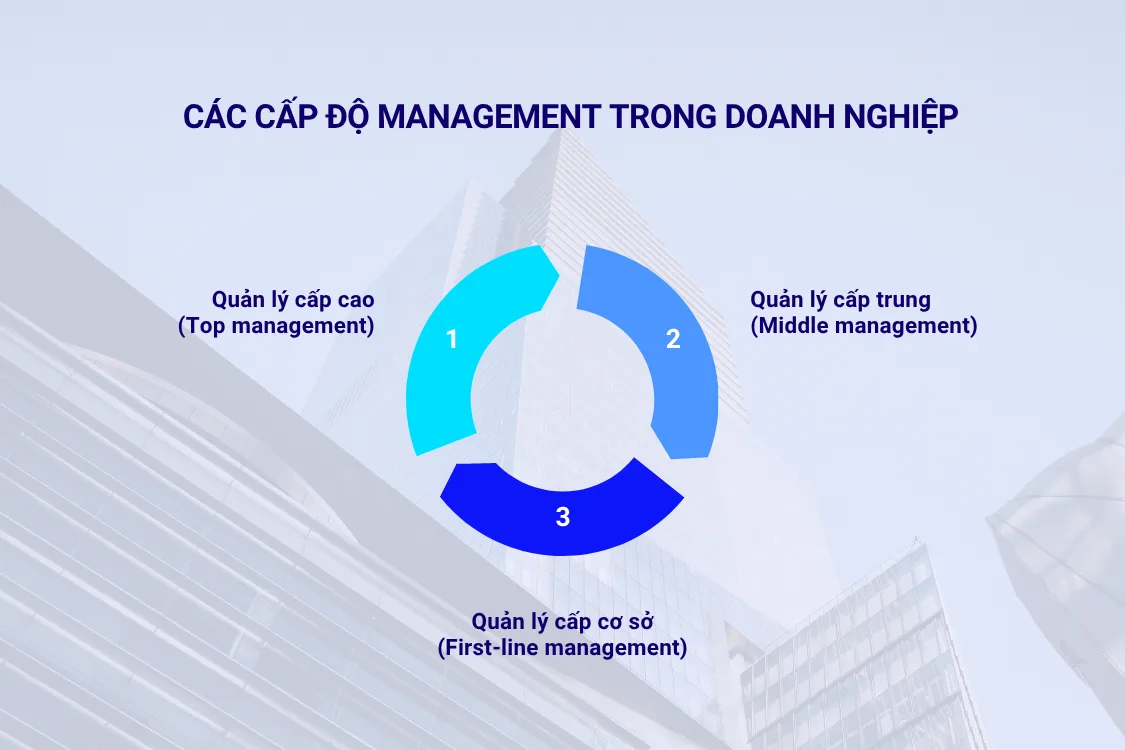 Các cấp độ management trong doanh nghiệp