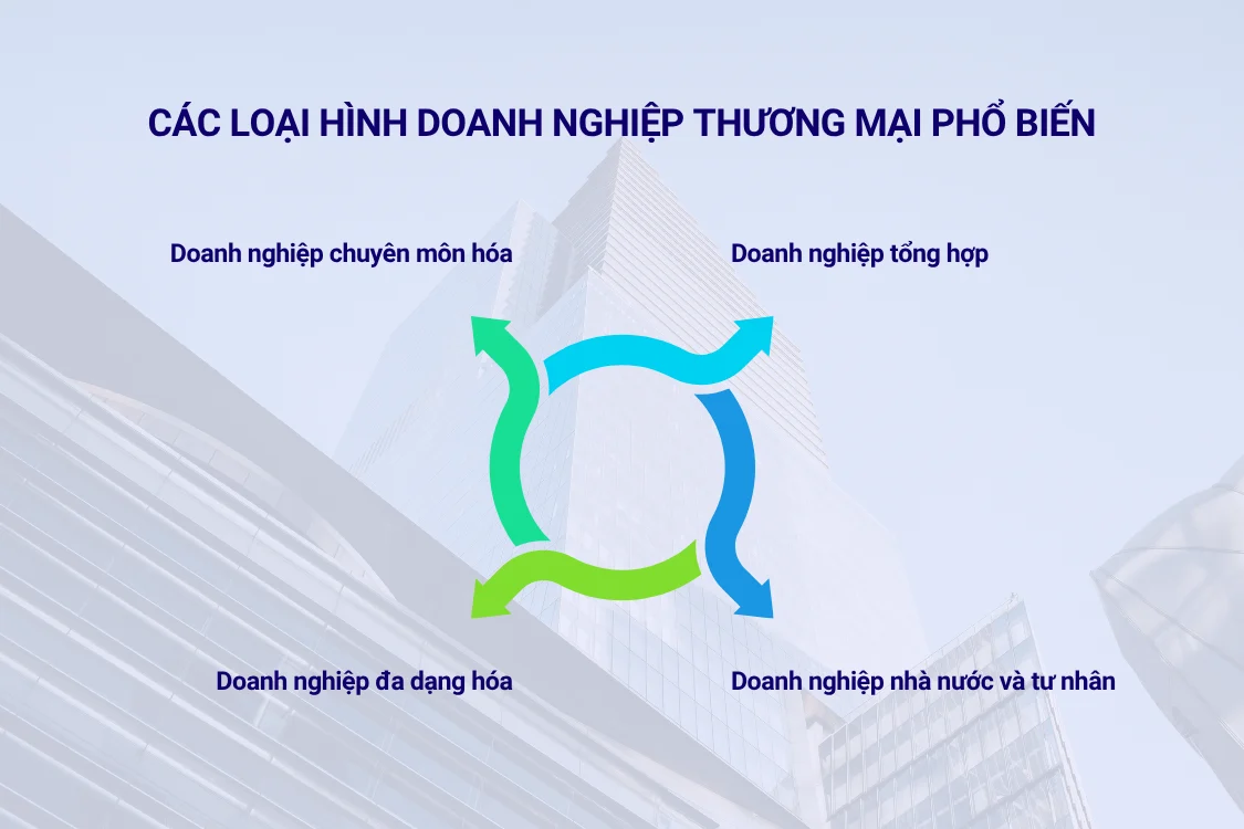 Các loại hình doanh nghiệp thương mại phổ biến tại Việt Nam
