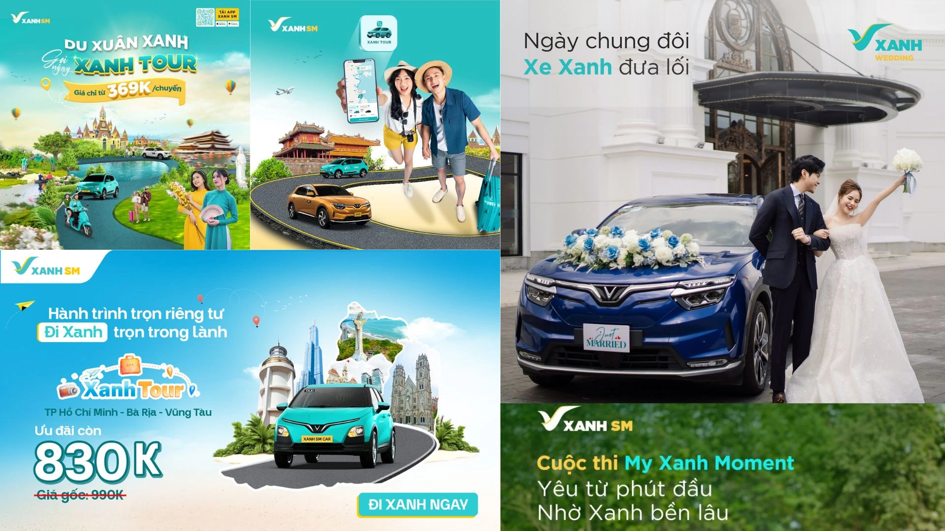 Sản phẩm Xanh Tour và Xanh Wedding